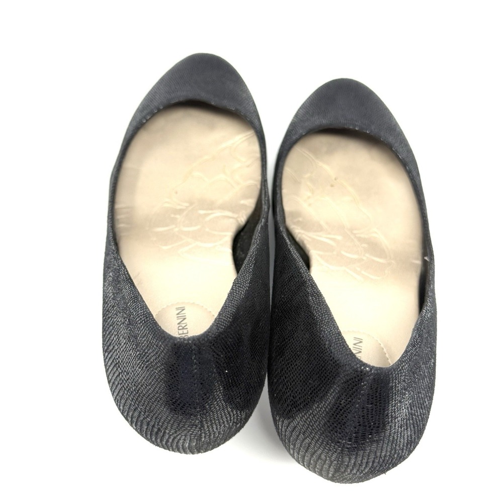 Giani Bernini Black Patent Leather Platform Pumps Shoe SnakeSkin Women's 7.5 W - Picture 7 of 9